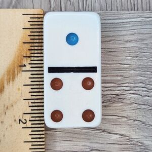 1:4 Replacement Dominoes Large Dot Shiny Color 2 X 1 X 5/8th